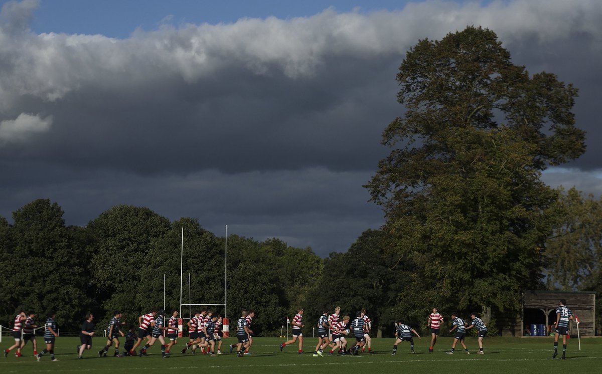 RadleySports's tweet photo. 🔴⚪️The weather looks set fair for the @RadleyRugby block fixture with @TonbridgeSport tomorrow. We also have 🏉 matches v @harrowschool &amp; @CheltCollege &amp; @ccolsport | 22 @RadleyCoCurr teams playing in total - 374 Radley pupils playing rugby tomorrow! @RadleyBC race Eton. 👍🏻🔴⚪️ https://t.co/nwD5SbZXvJ
