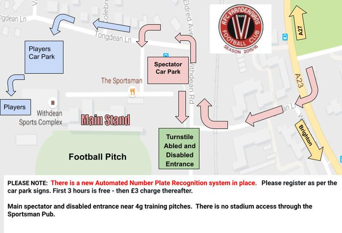 AFC Varndeanians (@afcvarndean) on Twitter photo 📅 Saturday 5th October V's at home to <a href="/hassocksfc/">Hassocks FC 🏆</a>
🏟️Withdean Stadium BN1 5JD
⏰ Kick Off 3PM
🚗Car Parking - Please register as per the signs in the car park
🏆 <a href="/TheSCFL/">Premier Sports The SCFL</a> Sussex county premier division
#VGulls 📅 Saturday 5th October V's at home to <a href="/hassocksfc/">Hassocks FC 🏆</a>
🏟️Withdean Stadium BN1 5JD
⏰ Kick Off 3PM
🚗Car Parking - Please register as per the signs in the car park
🏆 <a href="/TheSCFL/">Premier Sports The SCFL</a> Sussex county premier division
#VGulls