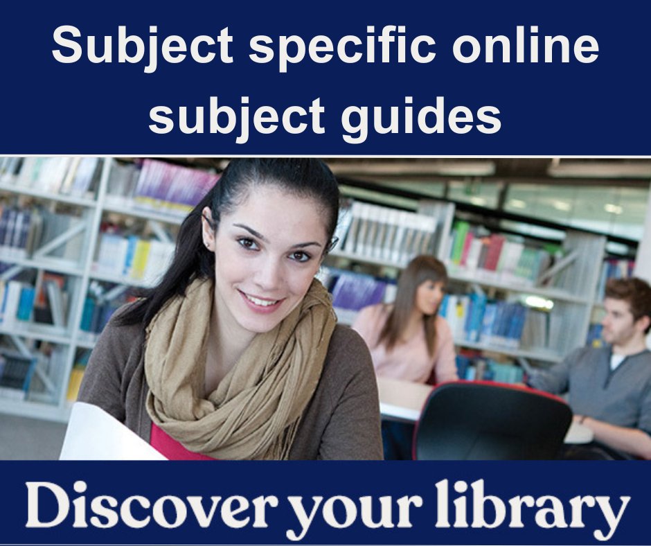 ccculibrary's tweet image. Have you accessed your library online subject guides yet? @CCCUStudents 

You can find them on your library pages: tinyurl.com/YourOnlineSubG…

You can find an A-Z of subjects. Click on your subject to find your online resources built specifically for you.
#DiscoverYourLibrary