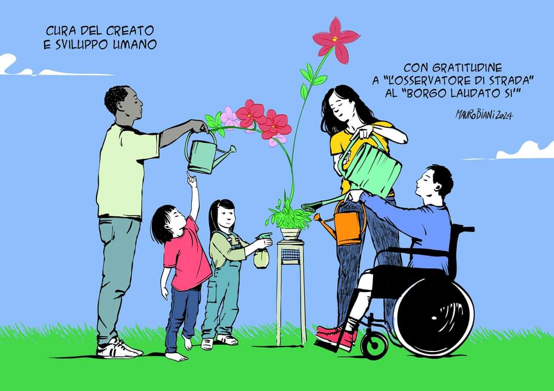 CAFLaudatoSi's tweet photo. #4ottobre #SanFrancesco
Regalo di  @maurobiani   
per celebrare la bellezza del Creato da condividere nella ricchezza delle diversità nella generatvità delle rlazioni
È su #OsservatorediStrada in uscita oggi realizzato dalla meravigliosa redazione a #BorgoLaudatoSi https://t.co/5cY315zhs0