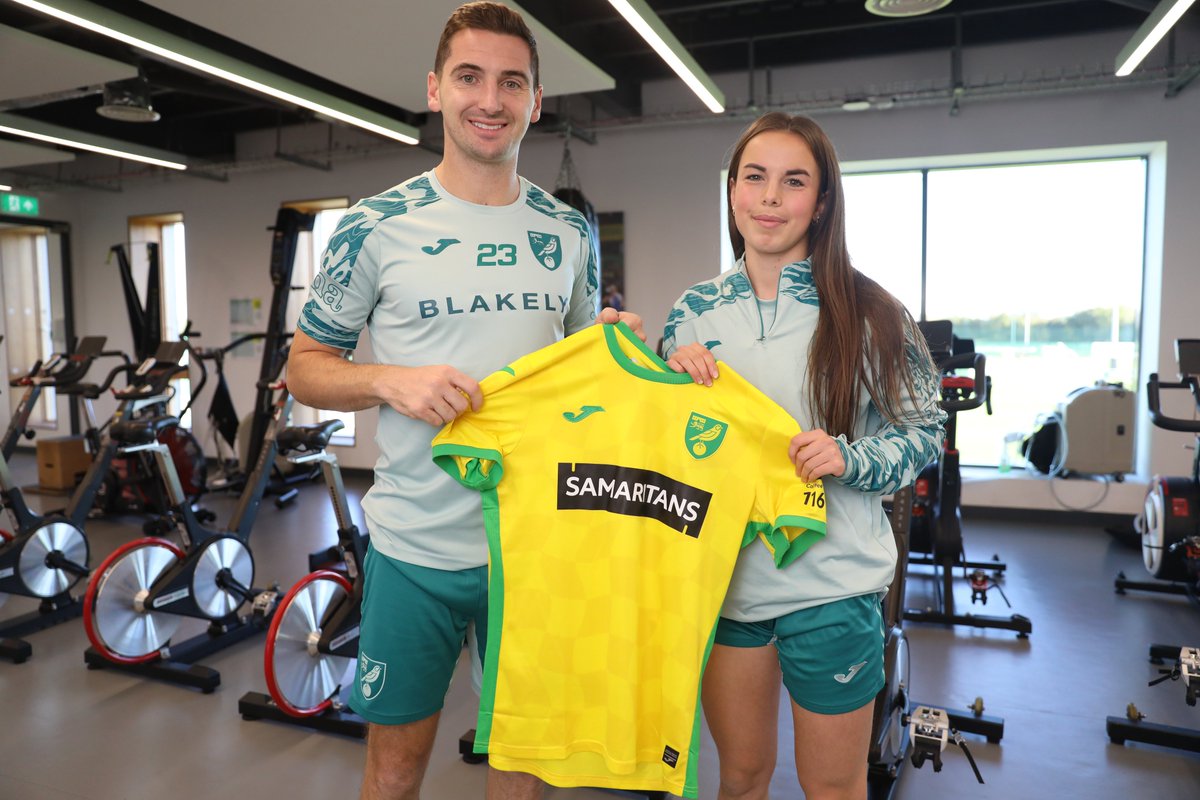 Club25Football's tweet photo. 💛💚Things you love to see

All three of Norwich' shirt sponsors have donated their spots on Saturday's match kit to mental charity partner Samaritans, in the run-up to World Mental Health day

💛💚What a club 👏 #NCFC #OTBC https://t.co/fQbhs1OI90