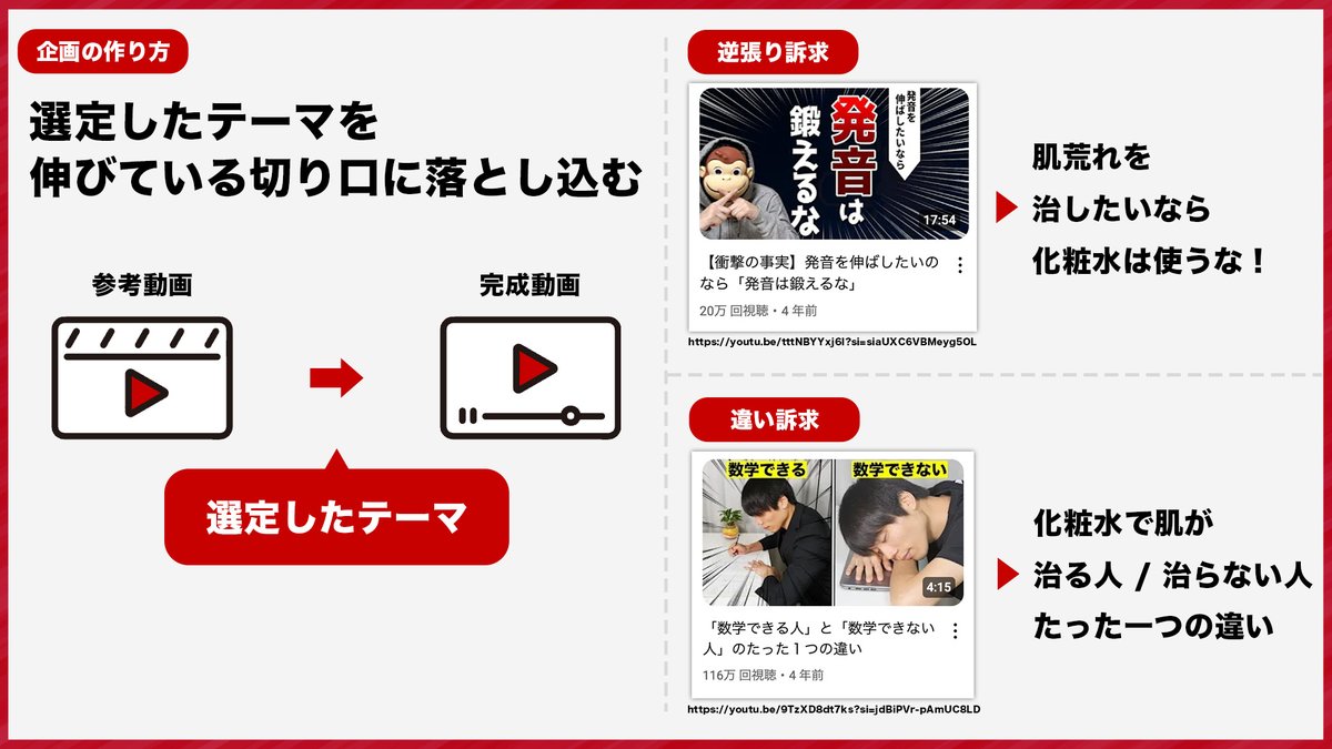 🥲「何の動画を投稿すればいいかわからない…」
😨「動画にできるコンテンツがない…」

企業のYouTube担当者さんとお話するとよく聞く話題

断言します！

どんな企業でも数分以内に10本以上ネタを
ポンポンと生み出す事ができます！

その方法とは
「視聴者の悩みを理解する」

↓