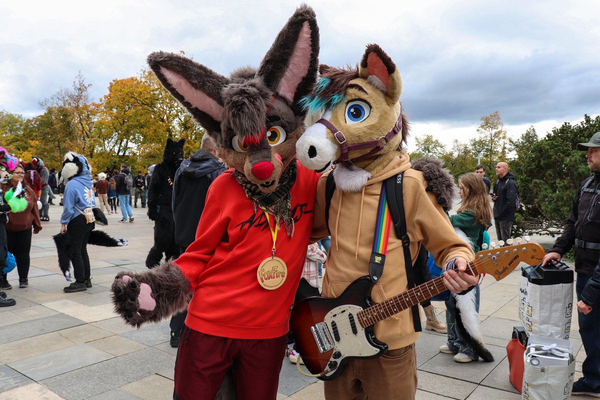 FoxFire (@foxfirecz) on Twitter photo It's time for some #FursuitFriday music! Fortunately, there's a horse <a href="/JohnnyHappyColt/">Johnny Colt</a> who knows how to make great music. 🎻🎵
📸<a href="/lukybollard/">Luky Bollard</a>
#fursuit #furry It's time for some #FursuitFriday music! Fortunately, there's a horse <a href="/JohnnyHappyColt/">Johnny Colt</a> who knows how to make great music. 🎻🎵
📸<a href="/lukybollard/">Luky Bollard</a>
#fursuit #furry