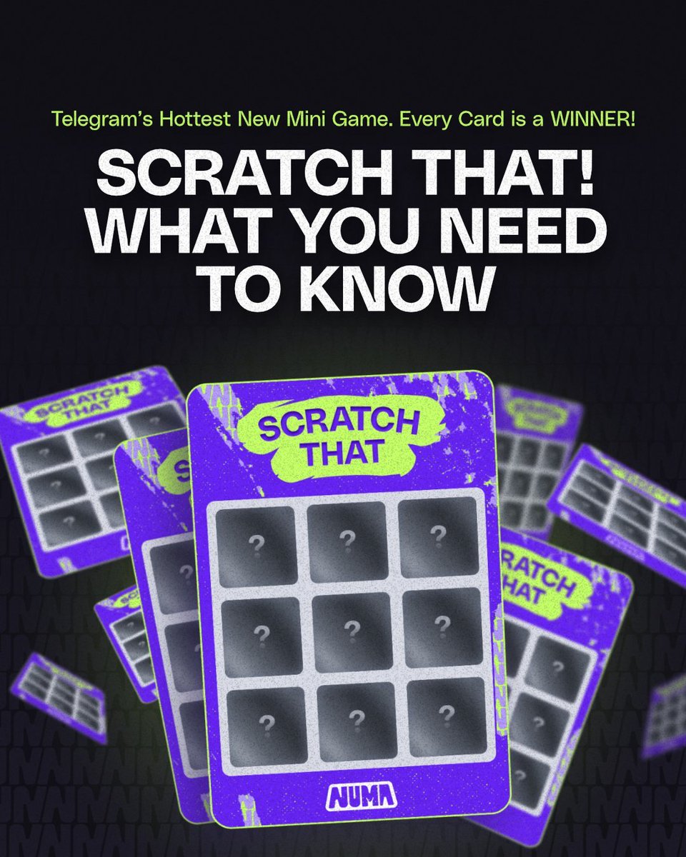 _iNOEEL's tweet image. Scratch That is the real deal! 🚀 Just grabbed my 2 free scratch cards and 1500+ more🤣, and the excitement is off the charts! 🔥 Ready to see what I’ll win today. Let’s get scratching and keep the rewards coming! 💸 #ScratchThat #NUMASocial #WinBig