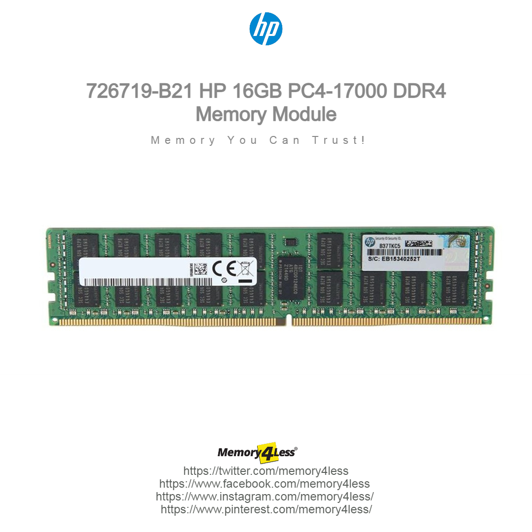 Memory4Less's tweet photo. 726719-B21 HP 16GB PC4-17000 DDR4 Memory Module #726719B21
Visit: https://t.co/IMbuDtqiV8
YT Video: https://t.co/2ryHKfYtNU
#726719B21 #HP #servermemory #memory4less #16GBmemory #PC417000 #DDR4 #MemoryModule #upgradesolution #CPU https://t.co/aESAKBLHWF