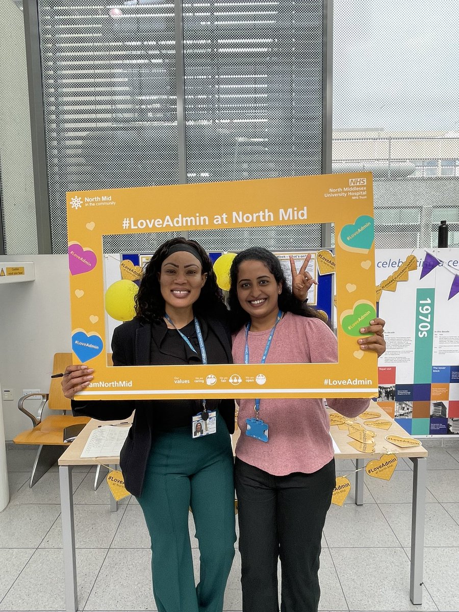 forhad81's tweet photo. Come by and checkout 💛#LoveAdmin stall in the atrium @NorthMidNHS @SholaAdegoroye https://t.co/6EoI4E3ETZ