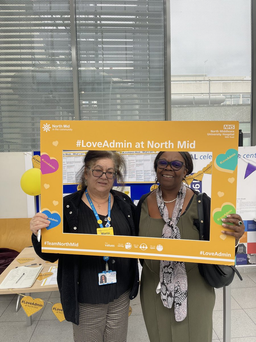 forhad81's tweet photo. Come by and checkout 💛#LoveAdmin stall in the atrium @NorthMidNHS @SholaAdegoroye https://t.co/6EoI4E3ETZ