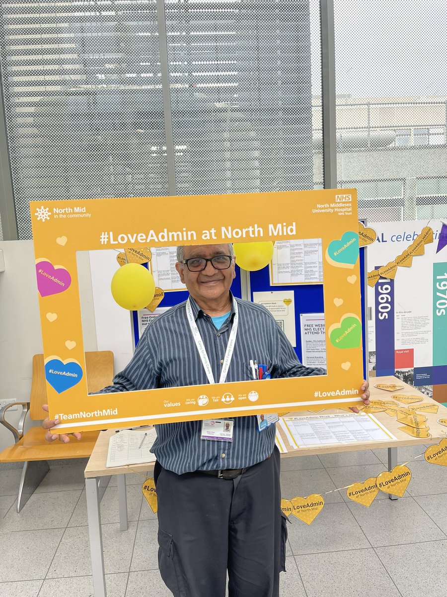 Come by and checkout 💛#LoveAdmin stall in the atrium @NorthMidNHS <a href="/SholaAdegoroye/">Shola Adegoroye 💙</a>