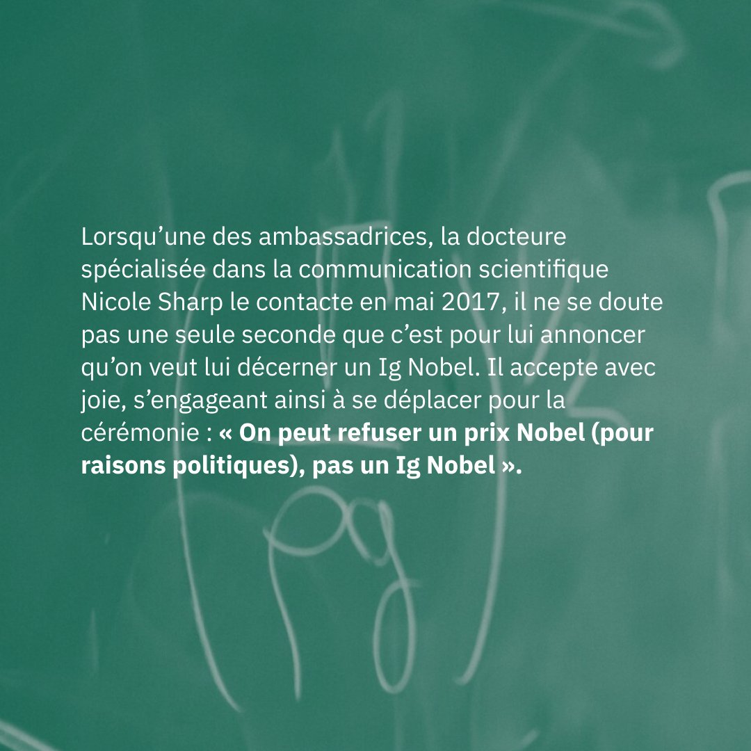Sérieux sans se prendre au sérieux, un adage valable en journalisme mais aussi en recherche !

<a href="/LucileVeissier/">Lucile Veissier</a> est allée à la rencontre de l’un des  lauréats du <a href="/IgNobel/">IgNobel</a> : Marc-Antoine Fardin

themeta.news/marc-antoine-f…