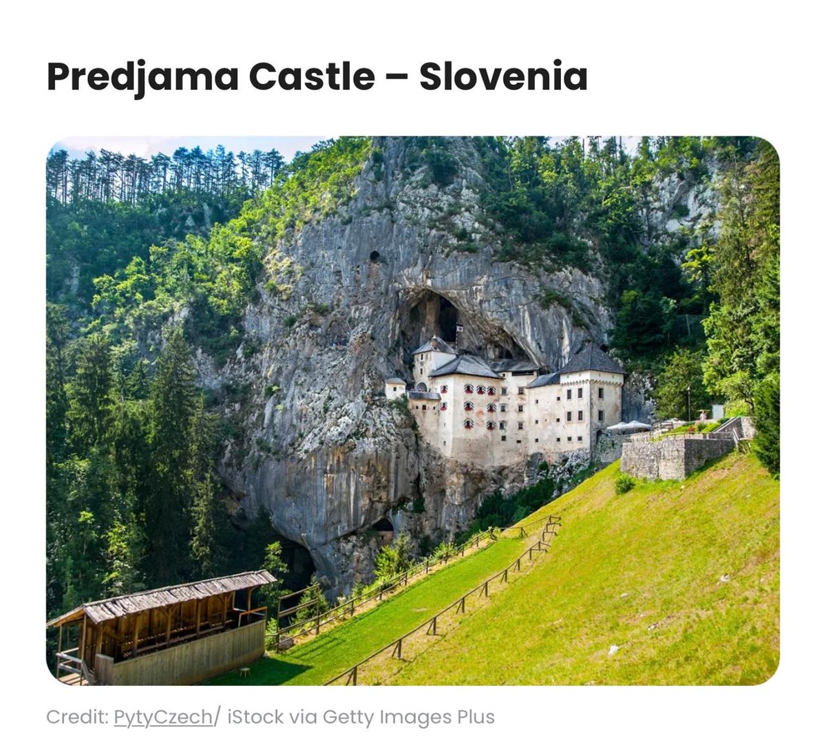 viswadrushyam's tweet photo. Predjama Castle holds the #GuinnessWorldRecord for being the largest castle built into a #cave entrance. It is located about 40 miles southwest of Slovenia’s capital, #Ljubljana.
Source: #DailyPassport
#PredjamaCastle #Slovenia #largestcavecastle
#historical #SamanthaRuthPrabhu
#SupremeCourt #Kick2
#Agni3Launch #snapchatsupport