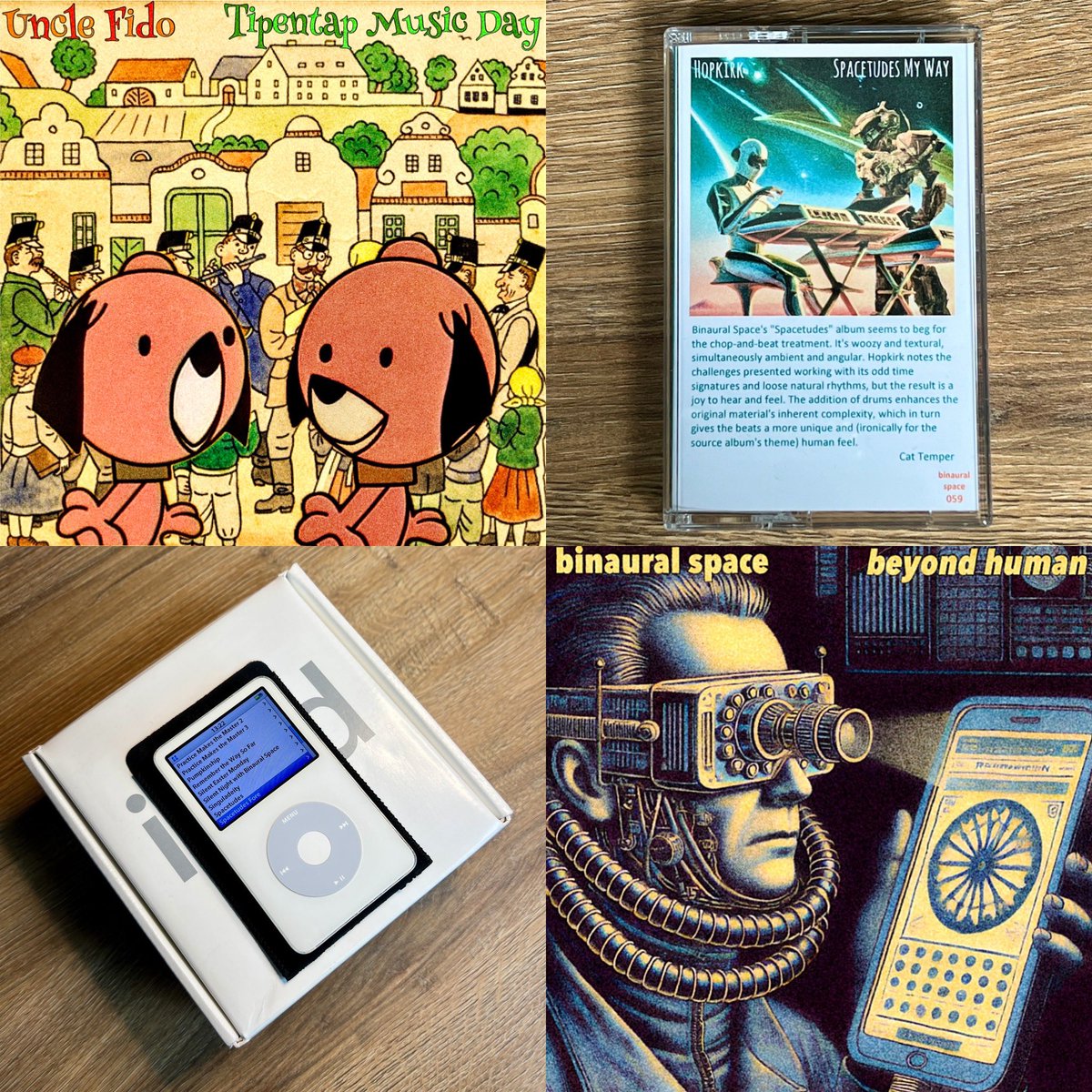 Happy Kids Music Day &amp; Bandcamp Friday everyone!

Our celebrations of 6 years of Binaural Space and our first 100 releases are reaching their peak with a big bang!

In this little thread I’ll tell you about all our fantastic new releases and activities of today’s festivities. 🧵