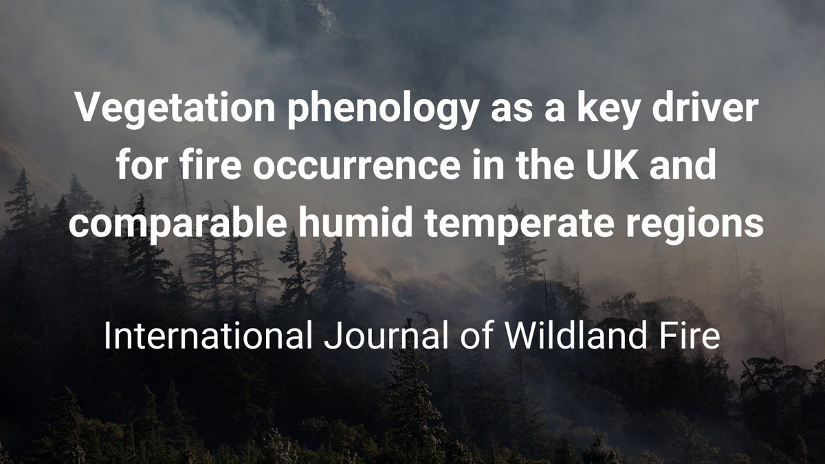 LSE Geography & Environment (@lsegeography) on Twitter photo π‘ Spotlighting research by <a href="/DrTELS/">Dr Thomas Smith π₯π</a> and colleagues
'Vegetation phenology as a key driver for fire occurrence in the UK and comparable humid temperate regions' π²π₯
<a href="/IJWildlandFire/">International Journal of Wildland Fire</a>
π΄ zurl.co/BKO7 π‘ Spotlighting research by <a href="/DrTELS/">Dr Thomas Smith π₯π</a> and colleagues
'Vegetation phenology as a key driver for fire occurrence in the UK and comparable humid temperate regions' π²π₯
<a href="/IJWildlandFire/">International Journal of Wildland Fire</a>
π΄ zurl.co/BKO7