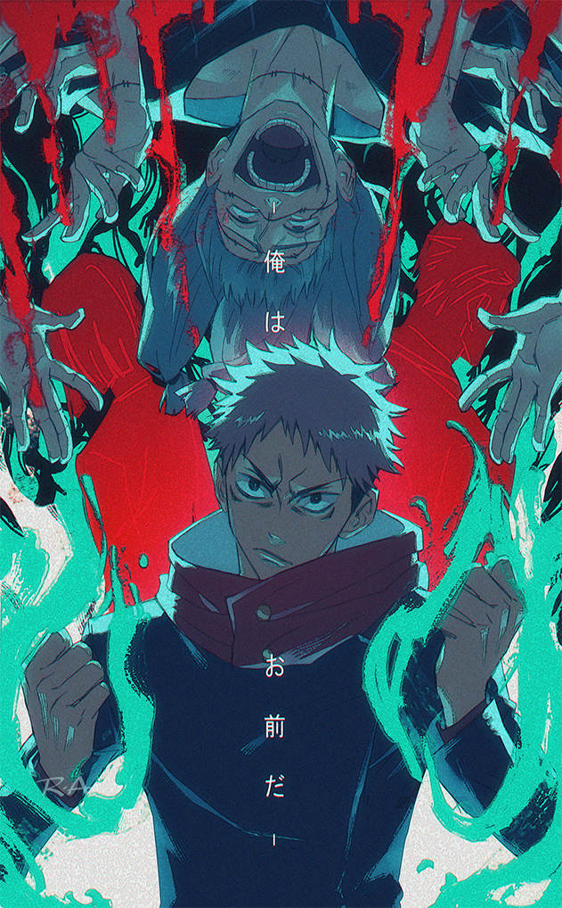 虎杖悠仁 「虎杖とキュートな真人渋谷事変、神ッ#呪術廻戦ファン