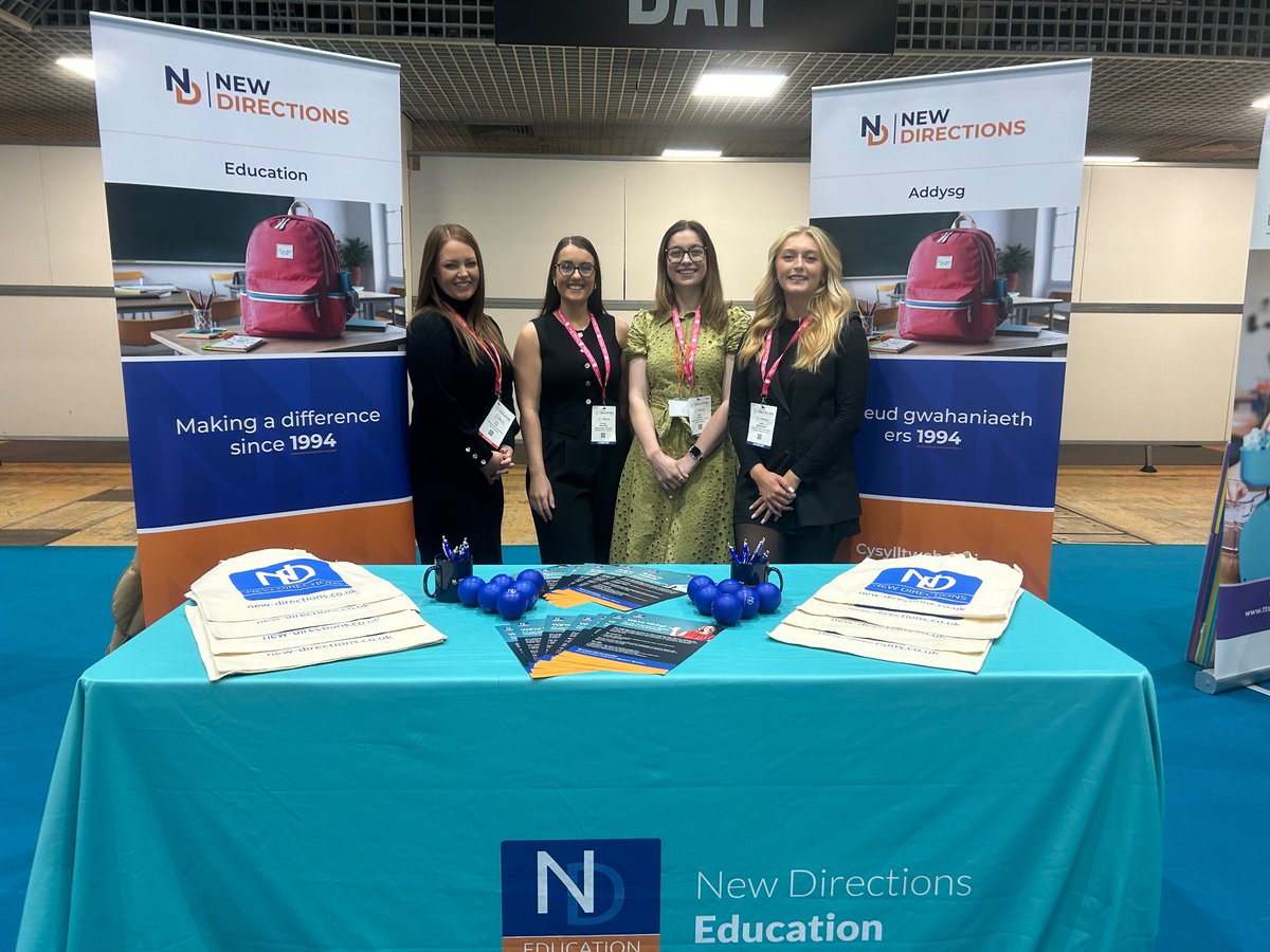 Lovely to see our friends at New Directions again here at the National education show!  
#NES #NEScardiff2024 
<a href="/ndeducation/">New Directions Education</a> @FfionWLMND <a href="/HollyB_SAS/">Holly Blackbourn</a>