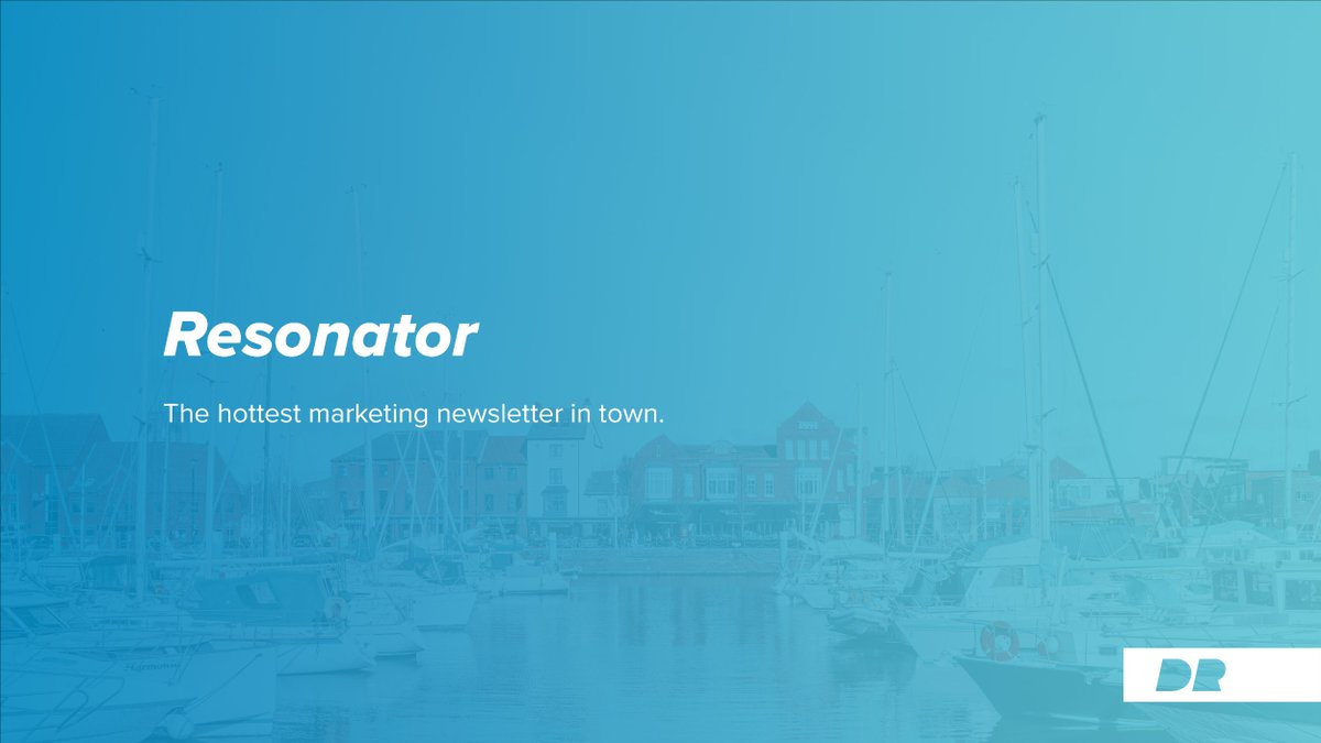 The hottest marketing newsletter in town. 🔥

Sign up for the Resonator today. ⤵️

differentresonance.co.uk/newsletter