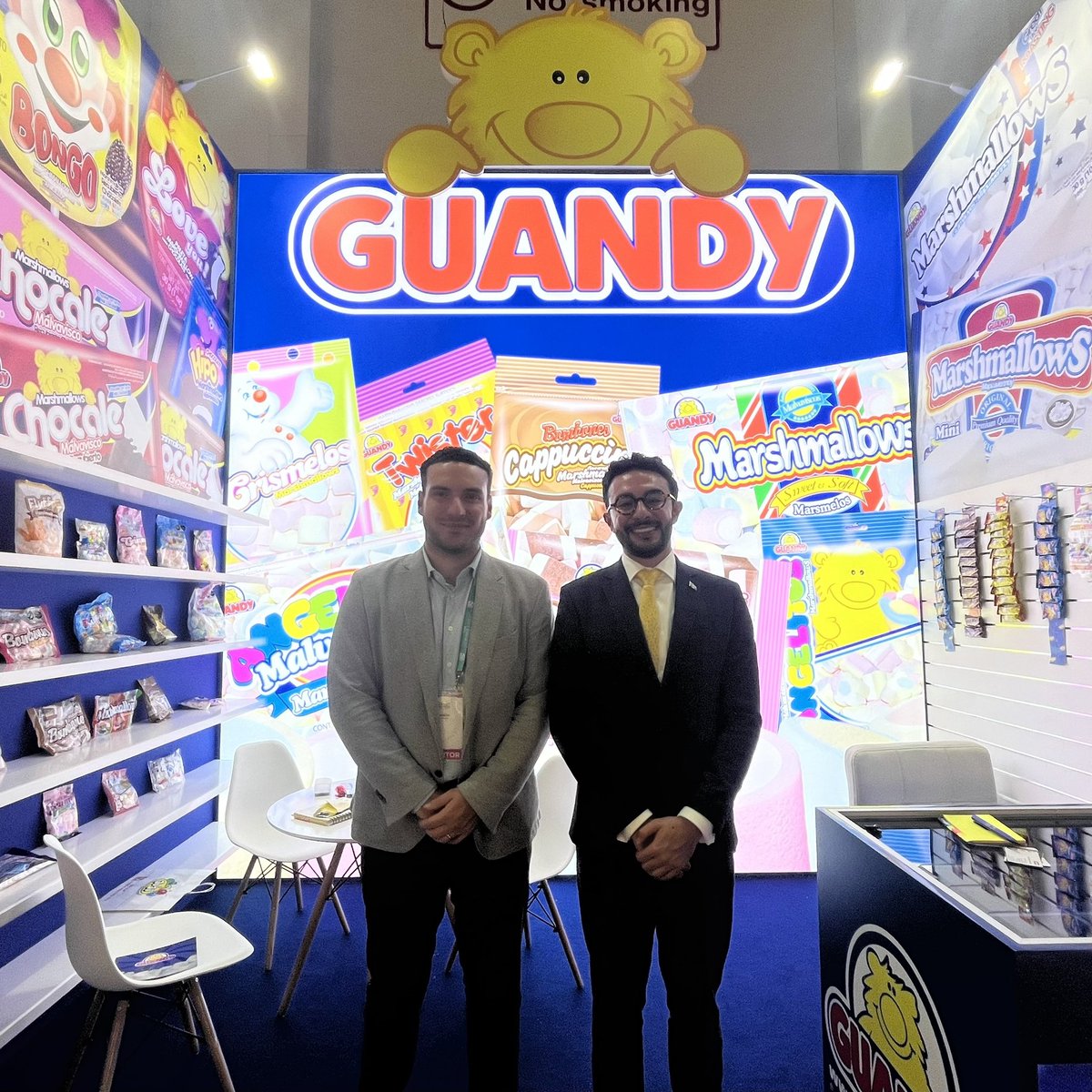 #GTinUAE | La #EmbaGuateEAU brindó acompañamiento a GUANDY, empresa guatemalteca de confitería, durante su participación en la feria ISM Dubai. Es la primera participación de #Guatemala en dicha feria, resultado de la colaboración entre <a href="/AGEXPORTGT/">AGEXPORT</a> y <a href="/MinexGt/">MINEX Guatemala 🇬🇹</a>.