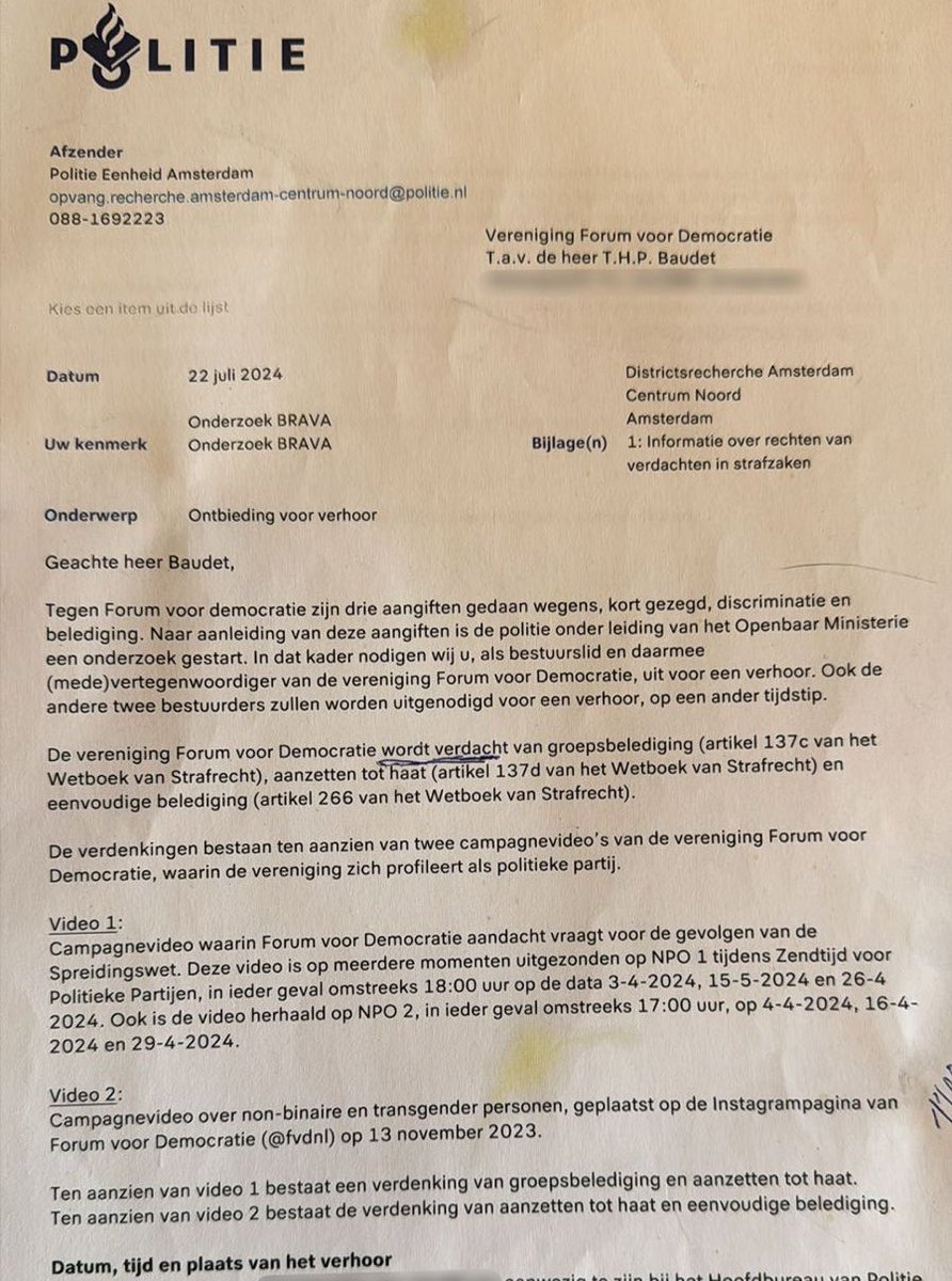 Thierry Baudet tweet media