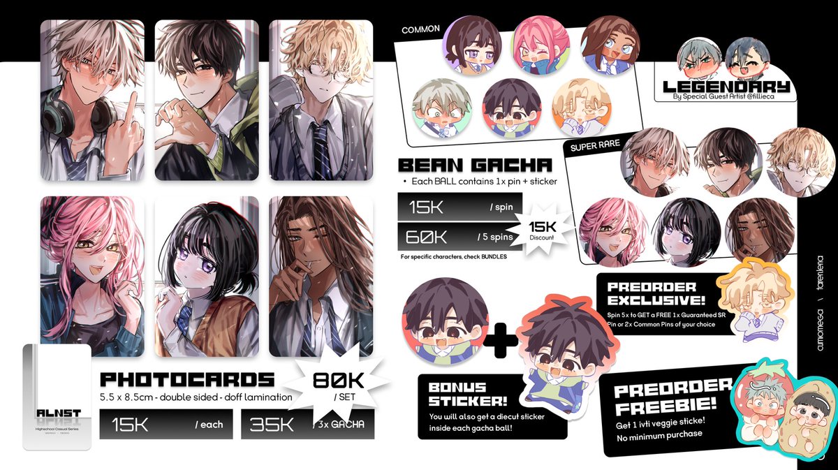 [RT &amp; 🖤🤍]

#Comifuro19 Batch 3 Preorder OPEN! 🥳

🗓️: 4 - 14 October
✅: #CF19 Both Days, Mail
📍: H-50 Stasiun Pasar Senen
🔗: https://t.co/UTeImVuipt

◾️Omniscient Reader's Viewpoint ( ORV )
◾️Alien Stage ( ALNST ) 
