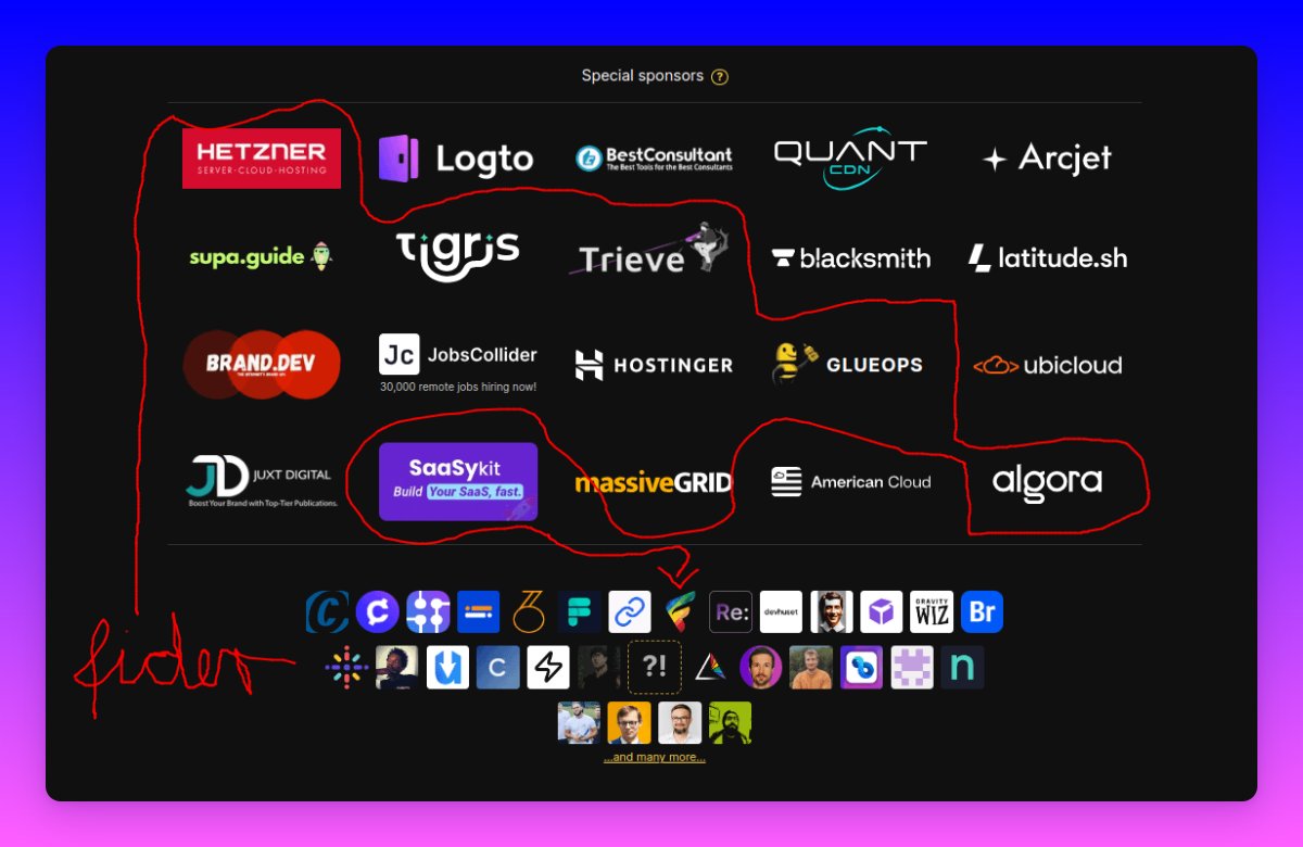 heyandras's tweet image. Thank you @getfider for sponsoring @coolifyio. 💜