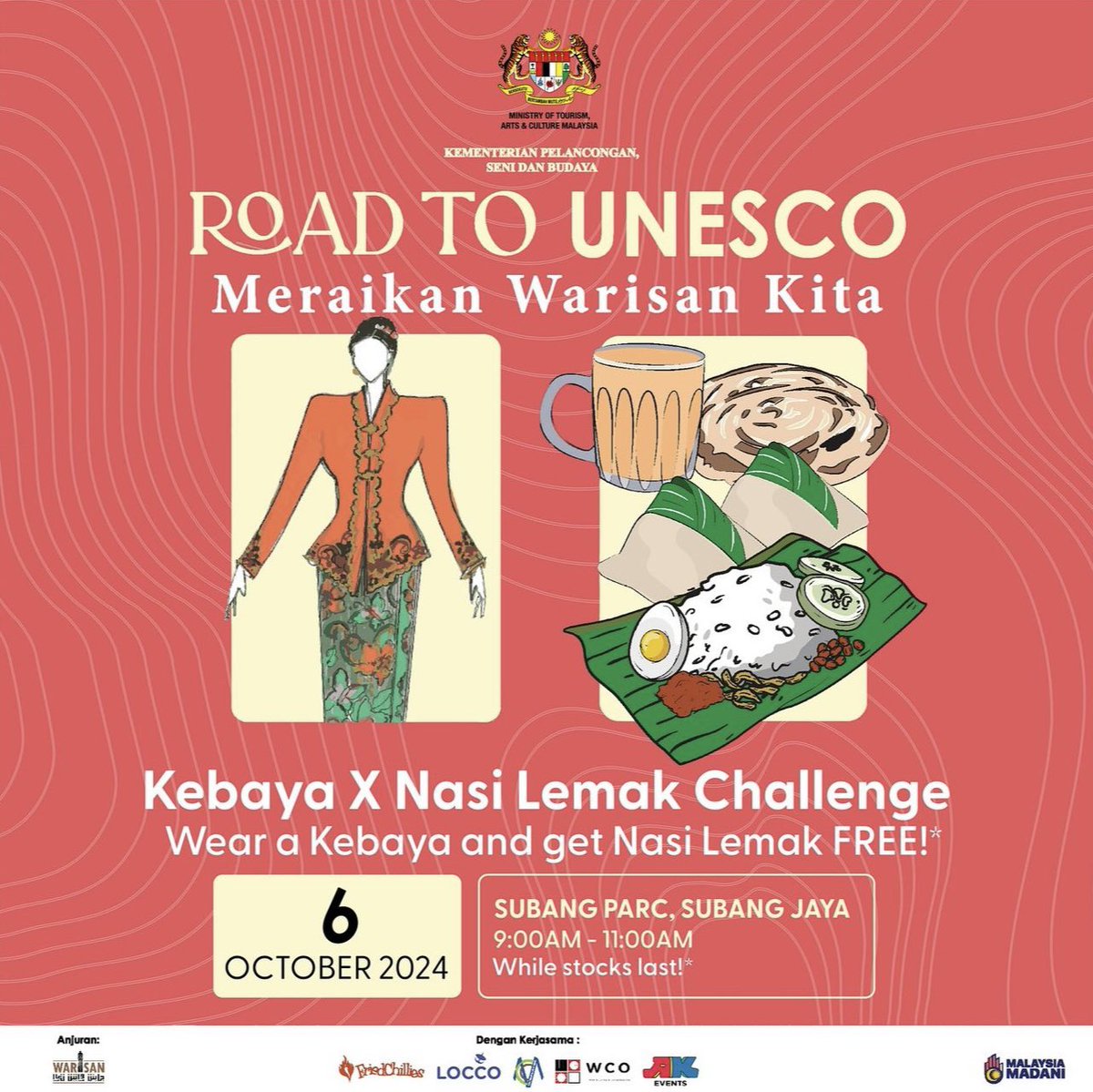kaypohmedia's tweet photo. What’s happening in Klang Valley this weekend!

Road to UNESCO : Meraikan Warisan Kita
📍Subang PARC, Subang Jaya

Sunny Side Up Market
📍Slate, The Row 

Dramaturgi dan Gerak Tubuh
📍The Godown Arts Centre

Kita4kita Market 4.0
📍Ardence Labs, Eco Ardence

#kaypohevents https://t.co/ZQzJkfD4Bk