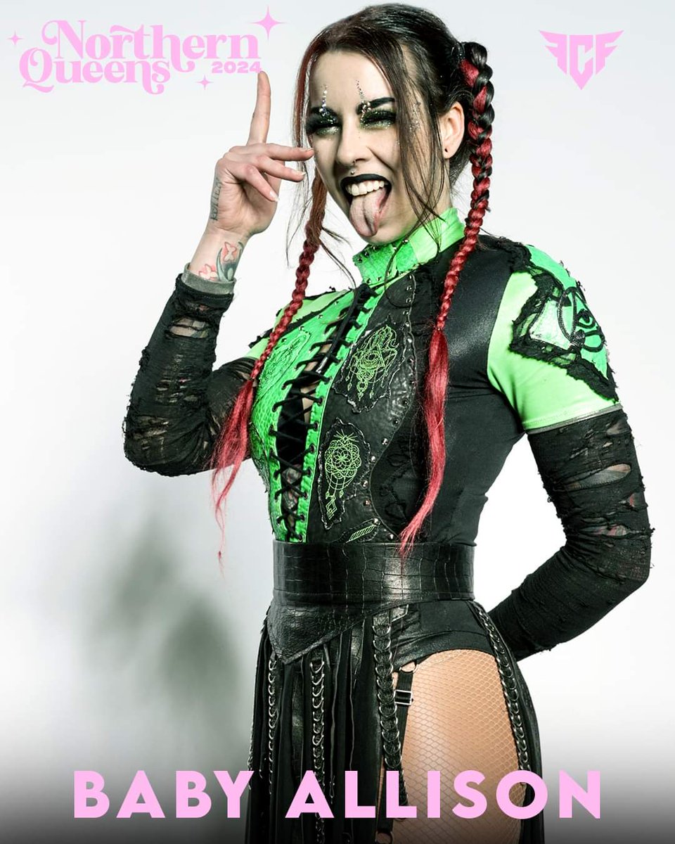 Northern Queensin esiintyjäkattaus vahvistuu entisestään, kun "Witch Bitch of Wrestling" <a href="/wtchbtch_/">Baby Allison | ベイビー・アリソン</a>
Baby Allison saapuu ottelemaan Suomeen ensimmäistä kertaa ikinä! Hän on pahansuopa saksalainen, mustasta magiasta ammentava lennokas ja brutaali painija. Liput wrestling. fi