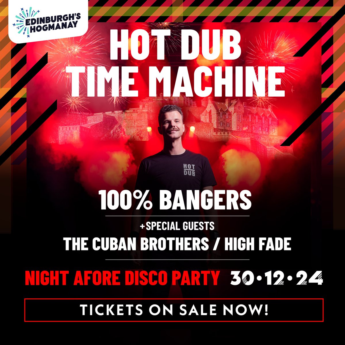 Edinburgh's Hogmanay (@edhogmanay) on Twitter photo Spend the Night Afore dancing through the decades with the electrifying Hot Dub Time Machine! ✨
Join the party as <a href="/HotDubTM/">HotDubTimeMachine</a> takes you on a journey through the happiest moments of your partying days🎉
ON SALE NOW - let’s partyyyyy!
🎟🔗edinburghshogmanay.com/event/night-af… Spend the Night Afore dancing through the decades with the electrifying Hot Dub Time Machine! ✨
Join the party as <a href="/HotDubTM/">HotDubTimeMachine</a> takes you on a journey through the happiest moments of your partying days🎉
ON SALE NOW - let’s partyyyyy!
🎟🔗edinburghshogmanay.com/event/night-af…