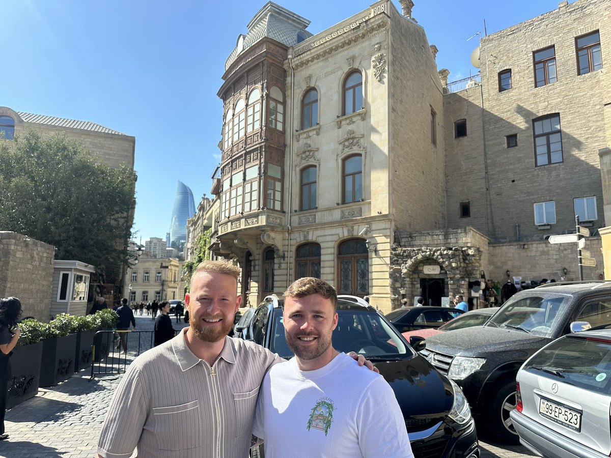 craigarchie13's tweet photo. What a trip to Baku🇦🇿 to see Hearts, great experience and result 🇱🇻🇱🇻@_J4MIE @DBruntz14 @JamTarts @StellarOmada https://t.co/duyJ1gPtTk
