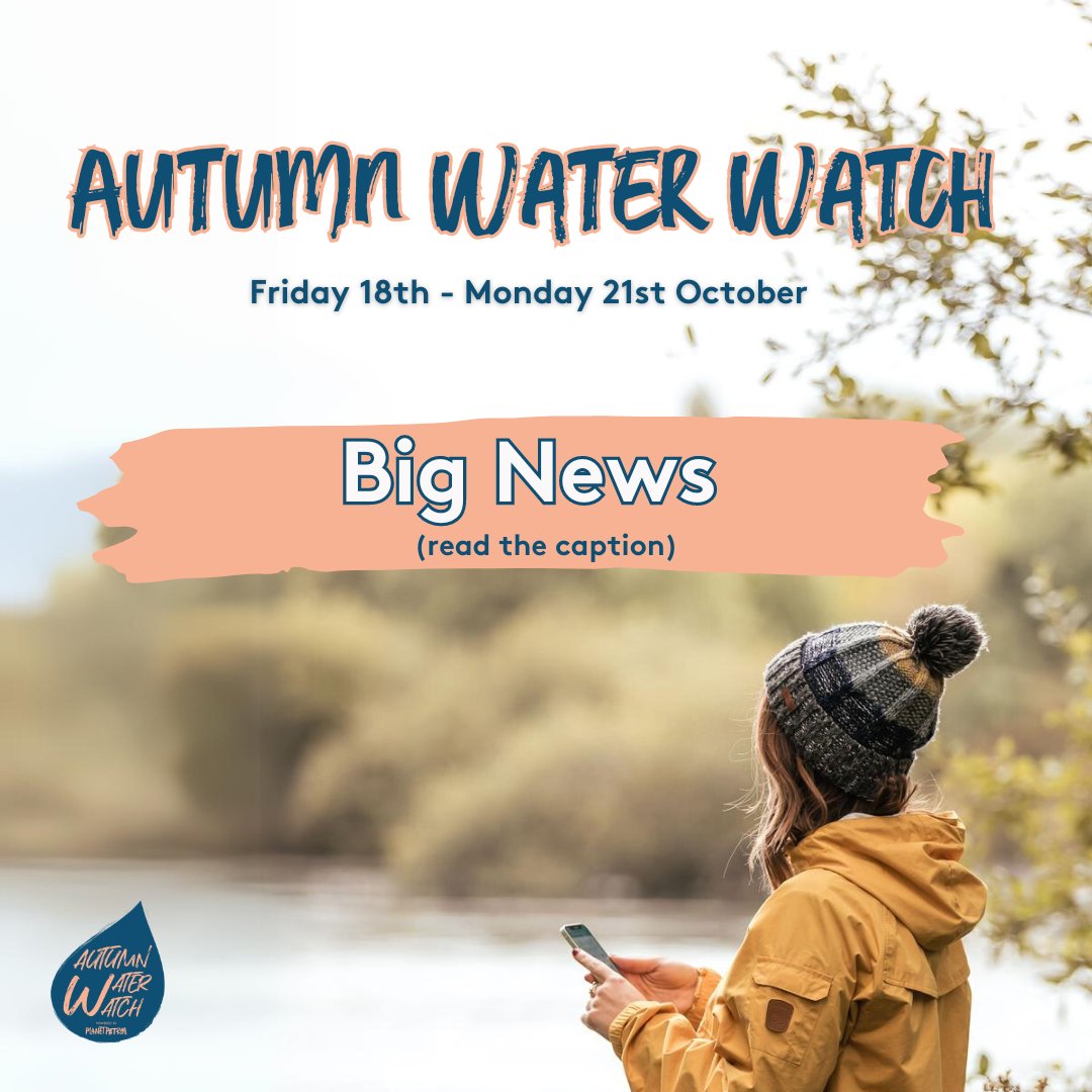 Planet Patrol (@onplanetpatrol) on Twitter photo We’re excited to announce our partner for Autumn Water Watch… drumroll <a href="/DecathlonUK/">Decathlon UK</a>! 🙌
From Oct 18-21, if you're out walking, cycling, or paddling, download Planet Patrol’s app and help protect our waterways!
15 days to go! ⏰
#AutumnWaterWatch #DecathlonUK #PlanetPatrol We’re excited to announce our partner for Autumn Water Watch… drumroll <a href="/DecathlonUK/">Decathlon UK</a>! 🙌
From Oct 18-21, if you're out walking, cycling, or paddling, download Planet Patrol’s app and help protect our waterways!
15 days to go! ⏰
#AutumnWaterWatch #DecathlonUK #PlanetPatrol