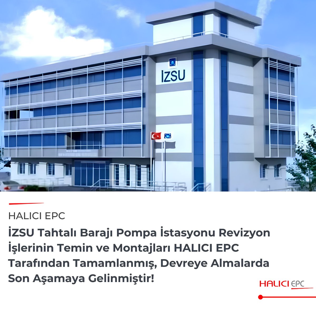 HaliciEpc's tweet photo. İZSU Tahtalı Barajı Pompa İstasyonu Revizyon İşlerinin Temin ve Montajları HALICI EPC Tarafından Tamamlanmış, Devreye Almalarda Son Aşamaya Gelinmiştir!

#HALICI #halıcıgroup #HALICIEPC #halıcıshop #ABB #energytransition #sales #electrification #automation #engineering https://t.co/GwUUXpoD13