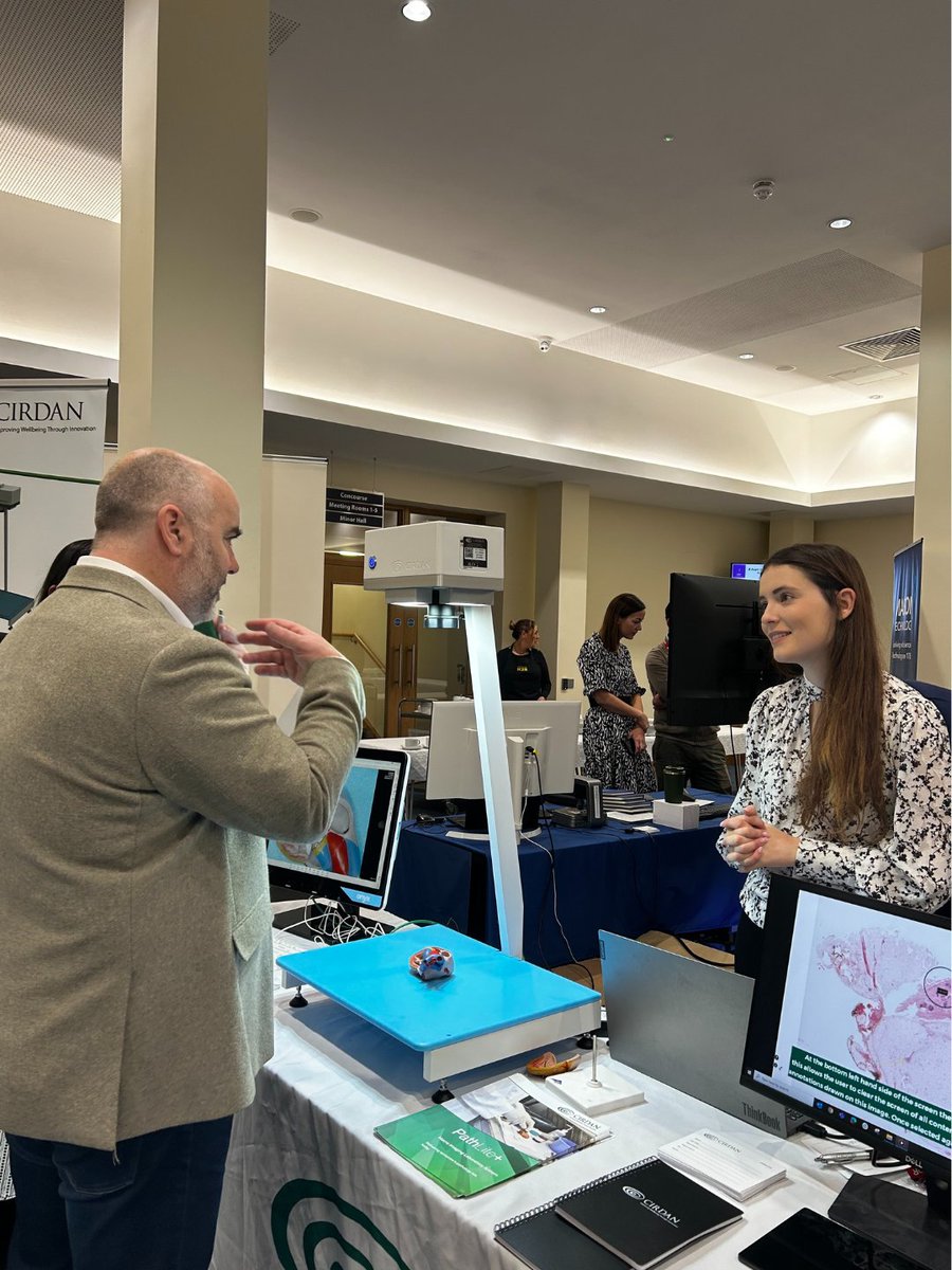 cirdan_com's tweet photo. #Day1 of #IrishSocietyOfSurgicalPathology #ISSP &amp; #TeamCirdan is delighted to be in Belfast meeting you all!
Visit us to see our solutions, including recently launched #PathLite+, designed to #RevolutioniseWorkflows in the #Pathology #Lab &amp; beyond! #ISSP2024 #PathTwitter #PathX https://t.co/90STZb8qaC