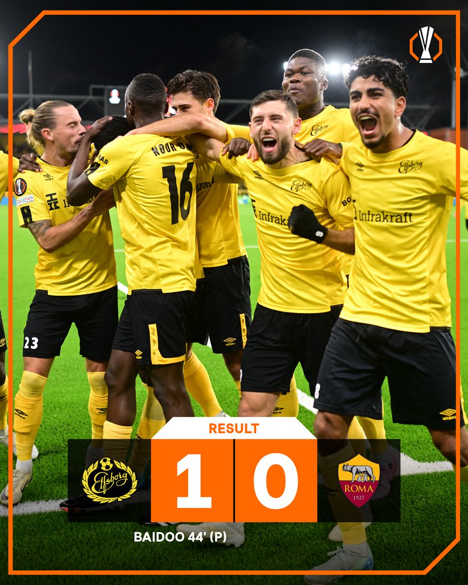 UEFA Europa League (@europaleague) on Twitter photo A famous win for Elfsborg đ
#UEL A famous win for Elfsborg đ
#UEL