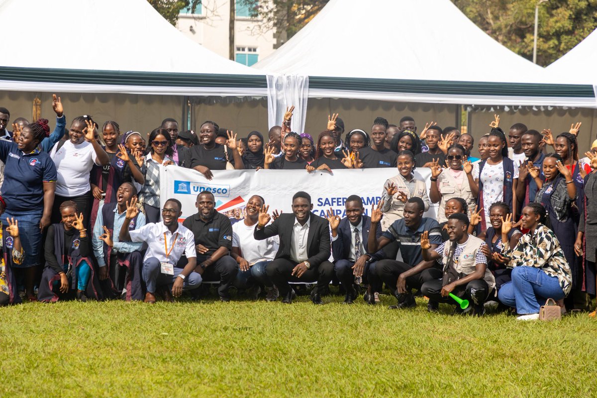 safercampusesUg's tweet image. #safercampusescampaign #BreakingtheSilence #UNESCOROSA #yptcampaign @yptcampaign 
Happening now at @Makerere freedom square is the launch of safer campuses campaign in Uganda.