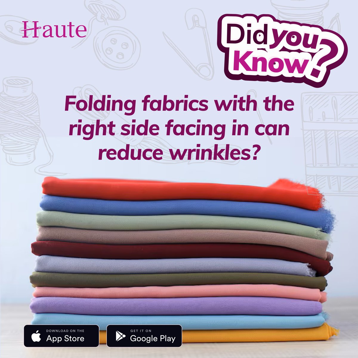 HauteApp's tweet photo. Did you know? 🧵🪡

#tailor #tastemaker #fashiondesigner #productivity #hautetips #fashiontips #hauteapp #fashiontech https://t.co/CzMrfFbIRl