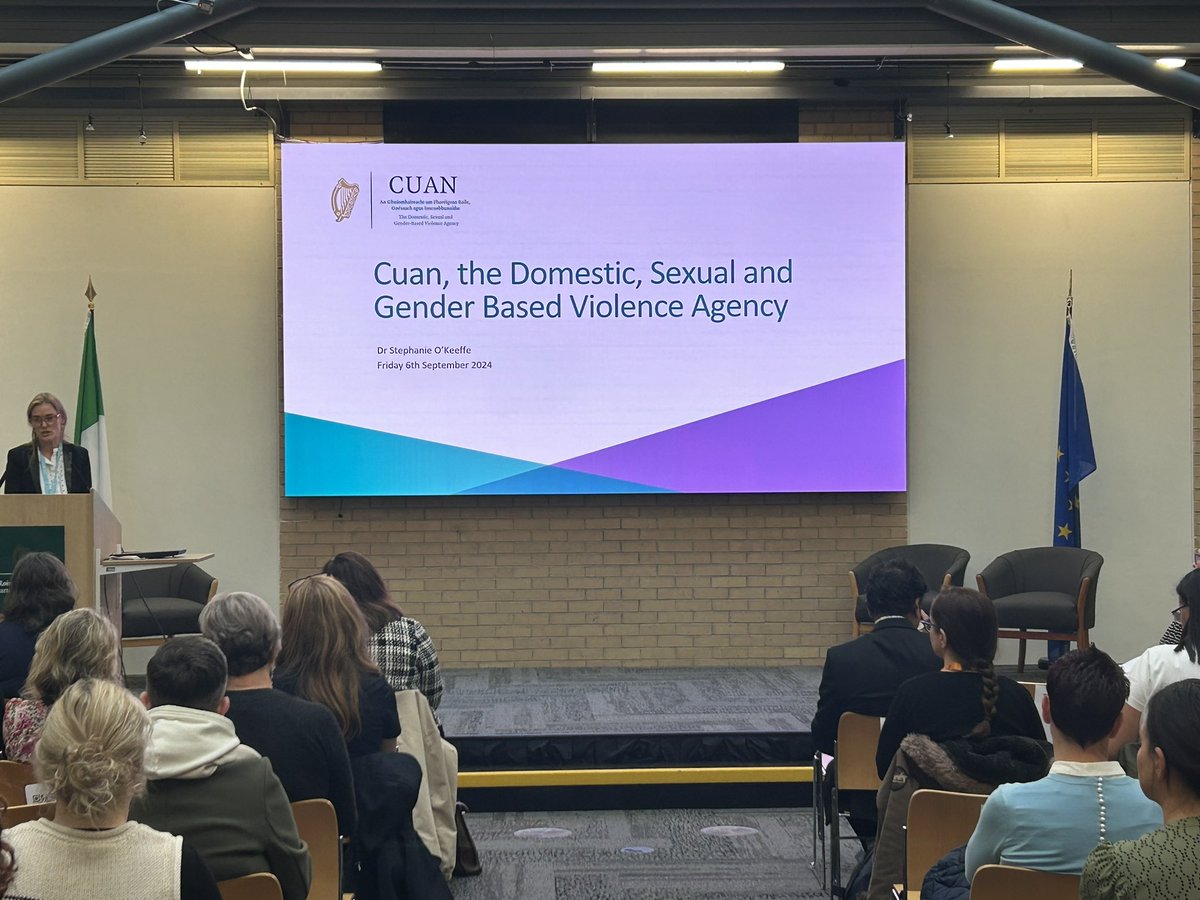 saroconnor's tweet photo. @HMcEntee with her opening speech for the #satuireland study day. Also @stokeeffe speaking on the work of Cuan. @NWIHP https://t.co/nJ9QQKfSi7