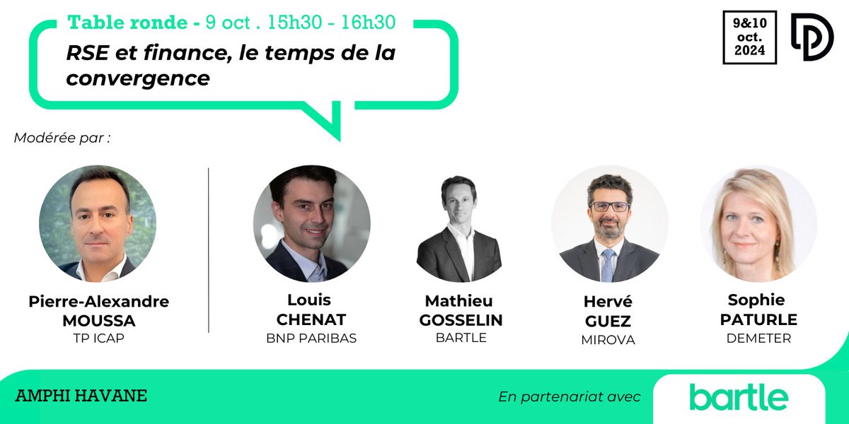 La RSE infuse la stratégie, la finance et la gouvernance même des entreprises pour rendre compte d’une performance et d’une valeur globale. 💡

📅Rdv le 9 octobre à 15h30 pour en parler !              
👉shorturl.at/TdVyt 

#PRODURABLE #economie #transitionecologique