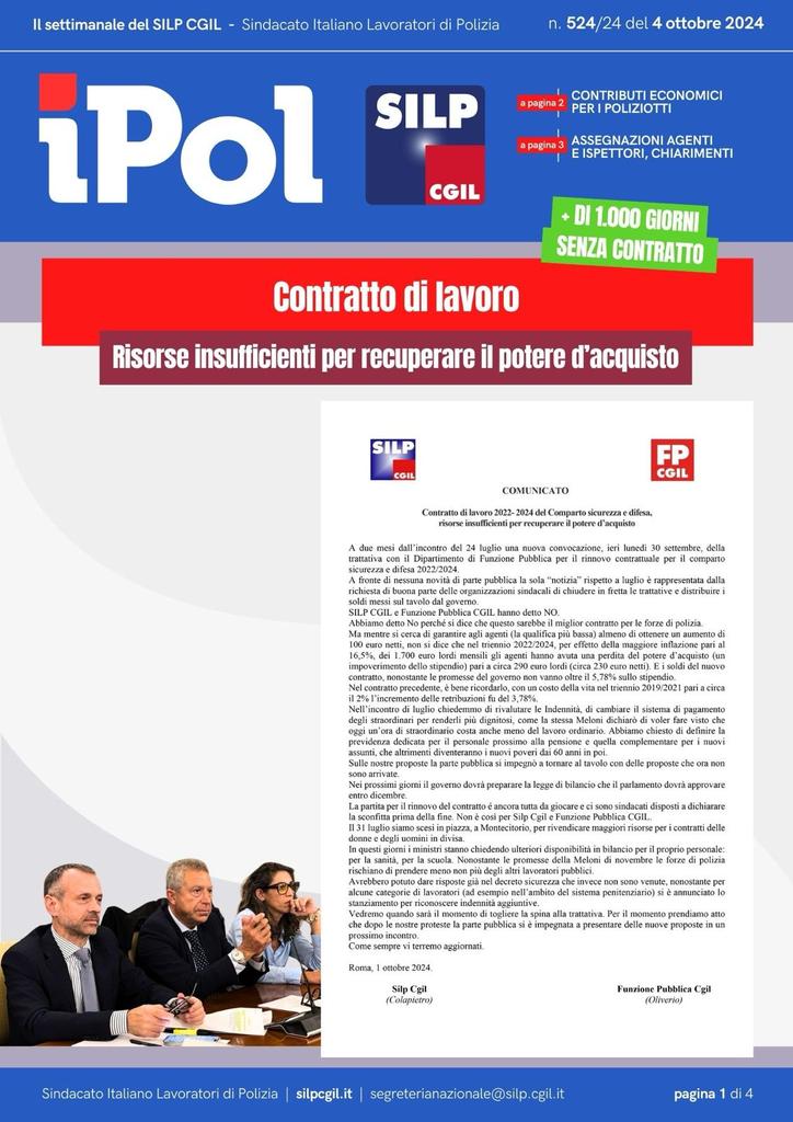 SILP CGIL Polizia tweet media