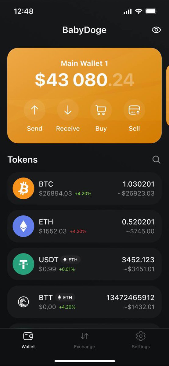 Would you prefer light or dark theme on the BabyDoge wallet? 👀