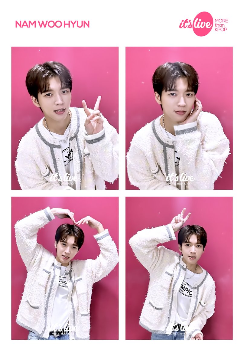 itsLIVEofficial's tweet photo. 남우현이 추천하는 네컷 포즈!✨
지금 바로 it's Live 틱톡에서 NAM WOO HYUN의 잇라네컷 촬영 영상을 확인하세요💗
▶https://t.co/2S8PpaTUhr◀
#itsLive #남우현 #KPOP #잇츠라이브 #잇라네컷 #인생네컷 #PhotoBooth #itsLive4Cut https://t.co/j7wpwRqmWI