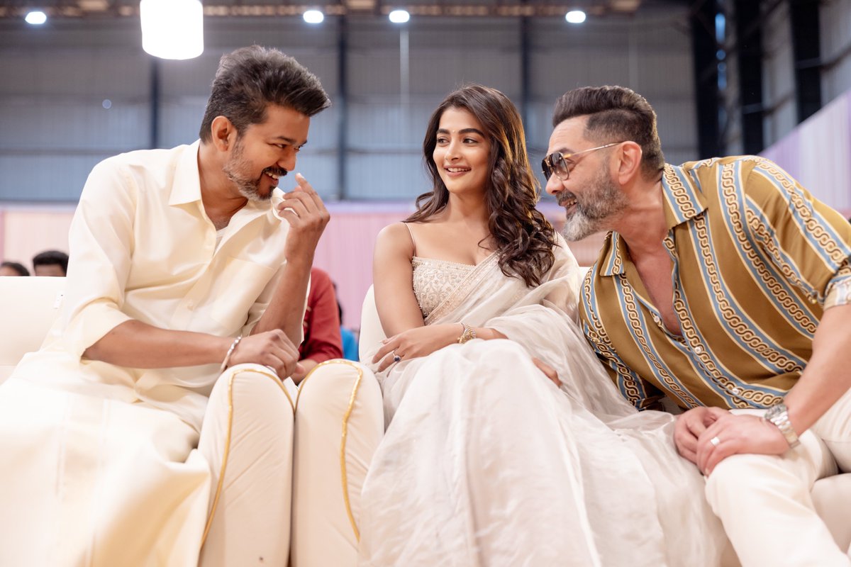 KVN Productions (@kvnproductions) on Twitter photo SET 2 is here 🔥
Paththala dhane? SET 3 erakiruvoma?
#Thalapathy69Poojai
#Thalapathy <a href="/actorvijay/">Vijay</a> sir #HVinoth <a href="/thedeol/">Bobby Deol</a> <a href="/prakashraaj/">Prakash Raj</a> <a href="/menongautham/">Gauthamvasudevmenon</a> #Priyamani <a href="/itsNarain/">Narain</a> <a href="/hegdepooja/">Pooja Hegde</a> #MamithaBaiju <a href="/anirudhofficial/">Anirudh Ravichander</a> <a href="/Jagadishbliss/">Jagadish</a> <a href="/LohithNK01/">Lohith NK</a> <a href="/sathyaDP/">SathyanSooryan ISC</a> <a href="/ActionAnlarasu/">@ActionAnlarasu007</a> <a href="/Selva_ArtDir/">செல்வகுமார் Selvakumar நிகழி கலைவெளி</a> SET 2 is here 🔥
Paththala dhane? SET 3 erakiruvoma?
#Thalapathy69Poojai
#Thalapathy <a href="/actorvijay/">Vijay</a> sir #HVinoth <a href="/thedeol/">Bobby Deol</a> <a href="/prakashraaj/">Prakash Raj</a> <a href="/menongautham/">Gauthamvasudevmenon</a> #Priyamani <a href="/itsNarain/">Narain</a> <a href="/hegdepooja/">Pooja Hegde</a> #MamithaBaiju <a href="/anirudhofficial/">Anirudh Ravichander</a> <a href="/Jagadishbliss/">Jagadish</a> <a href="/LohithNK01/">Lohith NK</a> <a href="/sathyaDP/">SathyanSooryan ISC</a> <a href="/ActionAnlarasu/">@ActionAnlarasu007</a> <a href="/Selva_ArtDir/">செல்வகுமார் Selvakumar நிகழி கலைவெளி</a>