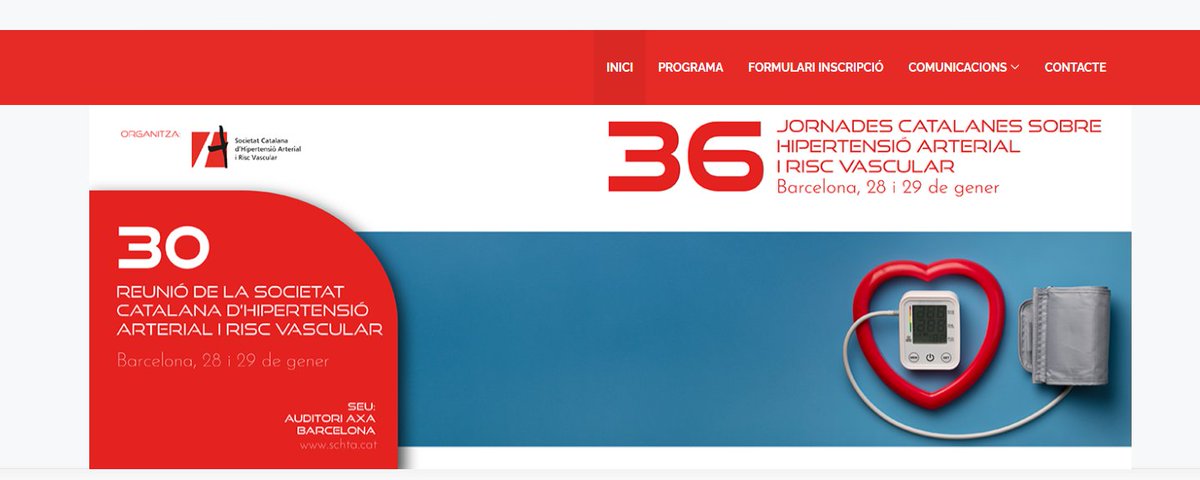 Reserva't el 28 i 29 de gener del 2025 per acudir a la 30 Reunio de la nostra societat, ja pots veure el programa cientific i inscriura't a la nostra web schta.cat