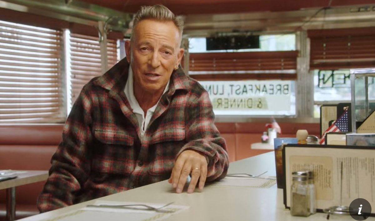 Bruce looks like a guy in Twin Peaks who’s telling Coop that the birds fly backwards over the town between 1am - 2am