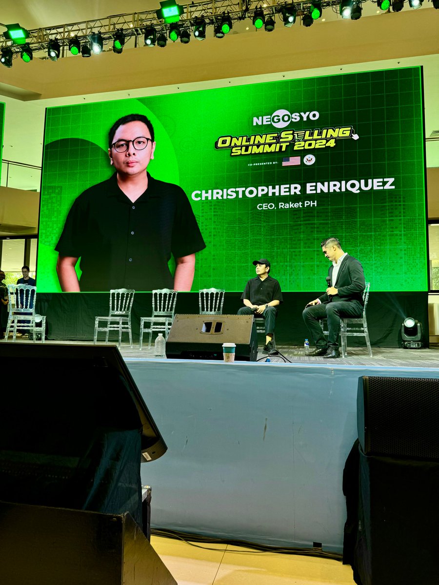 raketdotph's tweet photo. It was a pleasure meeting all our fellow Negosyantes at the Online Selling Summit 2024 and talk about https://t.co/XlAwGbJ3SA and its contribution to the growth of the online selling industry and the world of entrepreneurship. 💚🧡

#GoNegosyo #OnlineSellingSummit2024 #RaketPH https://t.co/vuyvVa5gWT