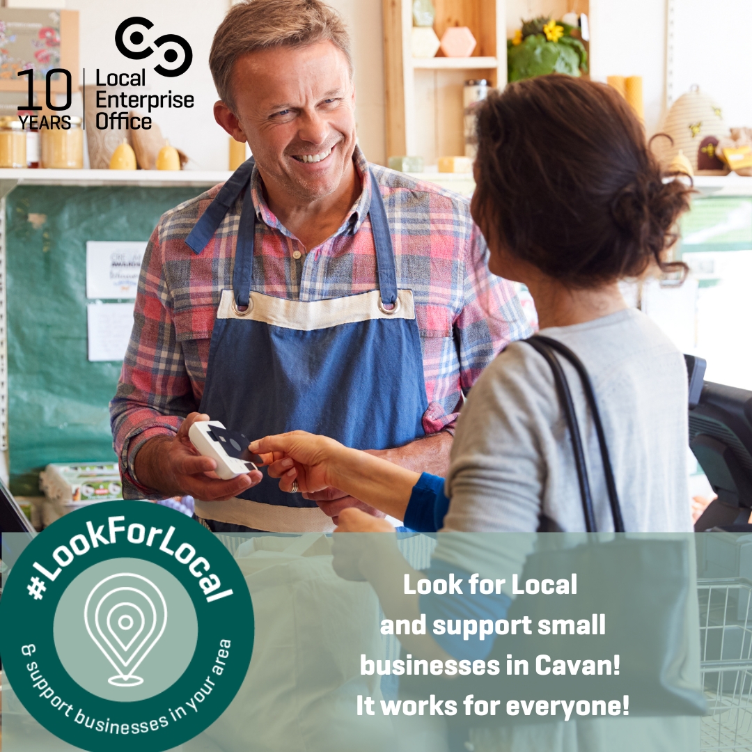 LEOcavan's tweet image. Shop Local Shop Cavan this weekend! It makes a big difference to small business owners!

#lookforlocal