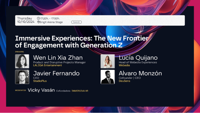 Immersive Experiences: The New Frontier of Engagement with Generation Z 🌐

As technology evolves, so do the ways we connect with younger generations👶. This session will explore how immersive experiences are transforming engagement, particularly with #GenZ 👾, through