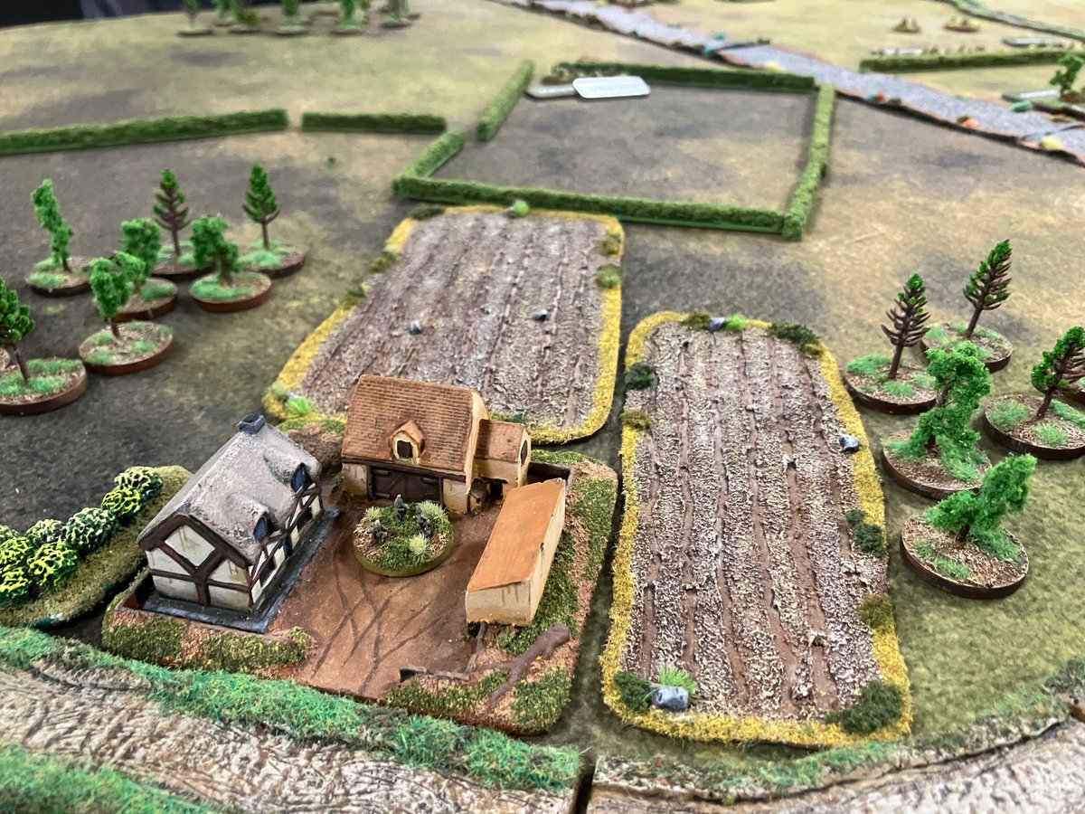 ironcow2103's tweet photo. 6mm 'O' Group Normandy '44 action down @BIG_Bristol last night as Mr @JennyTurner1971 popped his OG cherry and led his Americans to a bloody victory over my depleted Germans. Thx to @andre_crow for running the game. #SpreadTheLard #JoyOfSix https://t.co/ZRaOxWiPcL