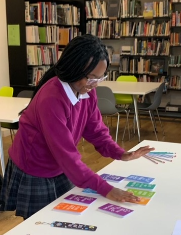 Eyes down for Poetry (Count on Poetry) Bingo.
We had a wonderful time, with lunchtime rhymes! 
#BGSThinksDifferently #poetry