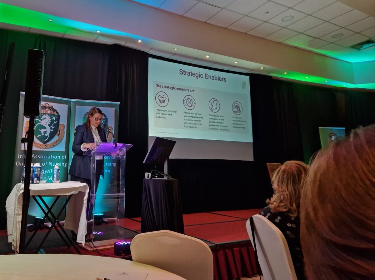 Irish Association Directors Nursing and Midwifery (@iadnam1) on Twitter photo <a href="/chiefnurseIRE/">CNO's Office</a> delivering a message of hope, support and progression for the nursing and midwifery profession #iadnamconference2024 <a href="/chiefnurseIRE/">CNO's Office</a> delivering a message of hope, support and progression for the nursing and midwifery profession #iadnamconference2024