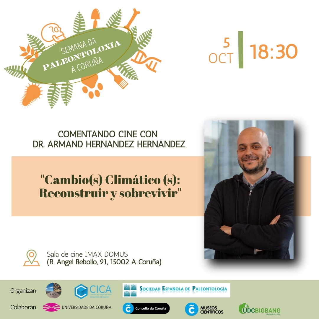 CICA (@cicaudc) on Twitter photo Despóis da sesión de obradoiros con @UDCbigban (17:00) Comentaremos cine e cambio climático na Sala Leonardo Davinci de DOMUS (<a href="/mc2coruna/">Museos Científicos Coruñeses</a> ) con <a href="/armandherndz/">Armand Hernández</a> , paleoclimatólogo do grupo de investigación <a href="/GRICA_UDC/">GRICA-BIOpast UDC</a>.
O acceso é libre ata completar aforo. Despóis da sesión de obradoiros con @UDCbigban (17:00) Comentaremos cine e cambio climático na Sala Leonardo Davinci de DOMUS (<a href="/mc2coruna/">Museos Científicos Coruñeses</a> ) con <a href="/armandherndz/">Armand Hernández</a> , paleoclimatólogo do grupo de investigación <a href="/GRICA_UDC/">GRICA-BIOpast UDC</a>.
O acceso é libre ata completar aforo.