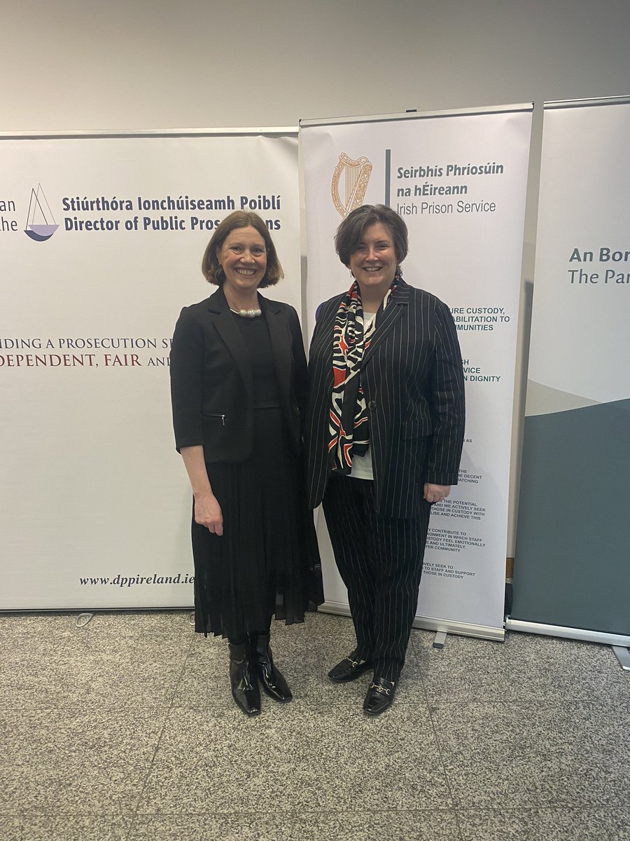 Acjrd_ie's tweet image. Delighted to have Secretary General Oonagh McPhilips of the @DeptJusticeIRL launch the ICJA conference today, here with Mary Griffin, ACJRD’s chairperson # ACJRD