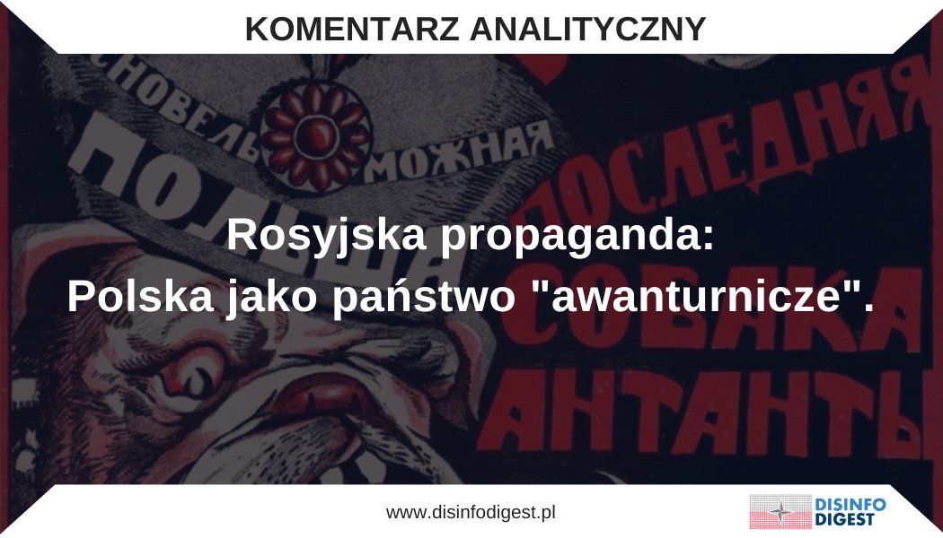 Disinfo_Digest's tweet photo. Rosyjska #propaganda: Polska jako państwo “awanturnicze”.

Najnowsza dezinformacja ma na celu stymulowanie emocji służących destabilizacji wewnętrznej w Polsce, osłabienie postrzegania relacji  międzynarodowych UE, NATO oraz podważenie wsparcia Ukrainy. https://t.co/fjSZwum9se

==

Polecamy zainteresowaniu: @MPiekarski24, @FilippDM, @AleksanderOlech, @PTBNonLine, @RaportWojenny, @Ukladsil, @Maciej_Korowaj, @malgo_kilian, @haniashen, @mariaprzeomiec, @sylvcz, @pawelziorko, @Lenanalist, @AGozdyra, @PEmeryt, @patrycjuszwyzga, @LukaszBok, @marcin_ogdowski, @DrabinskiAriel, @konrad_muzyka, @KonradPiasecki, @agielewska, @StZaryn, @KBasaj, @WypartowiczBa, @SamselMarcin, @BochynskaNikola, @Piotr_Malecki, @KuczynskiG, @august_zywczyk, @FundPulaskiego, @KWojczal, @JuliuszSabak, @GosiaFraser, @patrykmichalski, @JulDobrowolski, @WitoldRPL, @szymonpalcze, @Anna_M_Dyner, @FilipBryjka, @wojtek_pokora, @marcinrey, @CzarneNieboNEWS, @AndZyberto, @MarcelKieltyka, @DemagogPL.